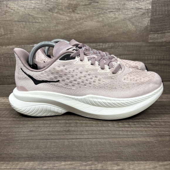 Hoka Shoes - Hoka Mach 6 Pink Purple Womens US Size 6.5 EUR 38 1164033 CLQ Running Shoes